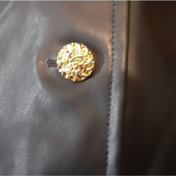 NWOT Zara Faux Leather Pinafore Dress - Picture 5 of 12